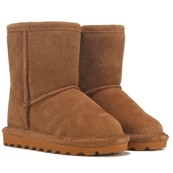Bearpaw Eva Toddler Boys Girl Kids Zipper Boots 11M Hickory Brown Used - Picture 1 of 17